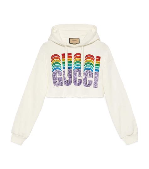 guccia rainbow hoodie